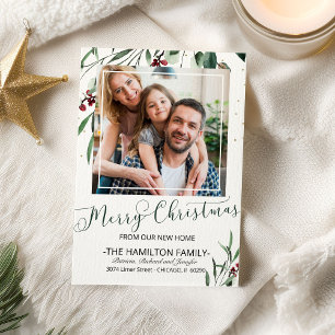 Anúncio de Natal e Mudança de Casa Foto