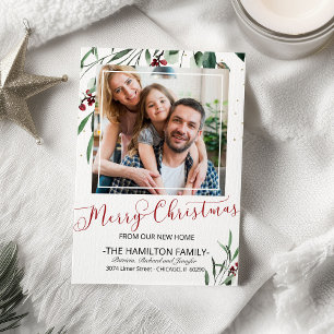Anúncio de Natal e Mudança para Nova Casa Foto