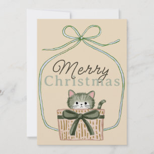 Anúncio de Natal surpresa com gato