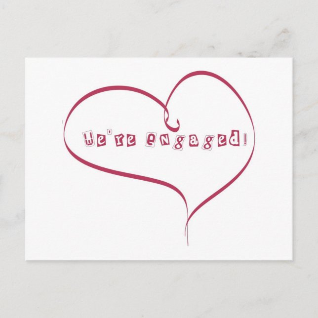 Anúncio de Noivado (Frente)