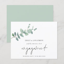 Anúncio de Noivado Eucalyptus de Script Orçamentár