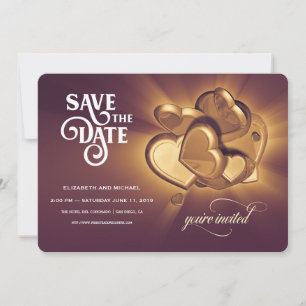 Anúncio de Noivado Save The Date (Versão 1)