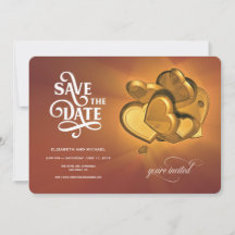 Anúncio de Noivado Save The Date (Versão 3)