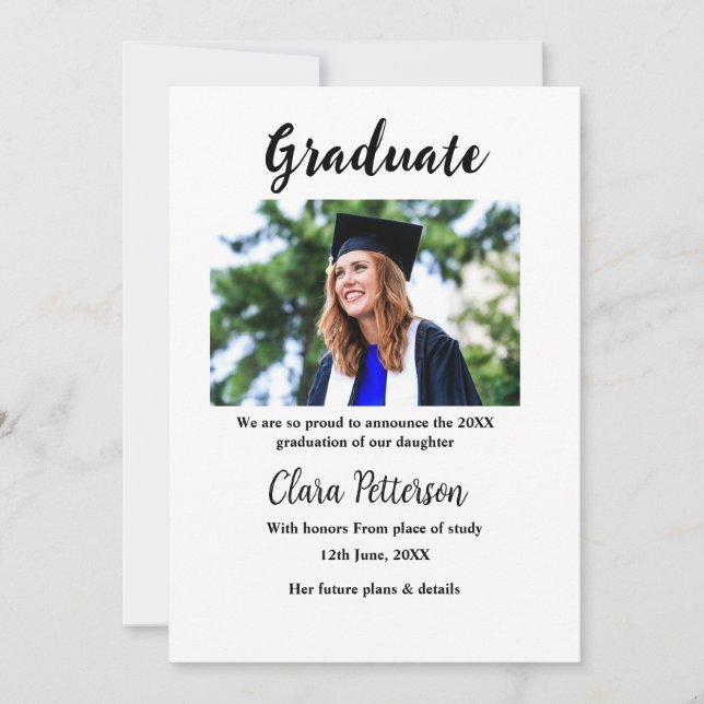 anúncio de nome de formatura da turma de 20xx (Frente)