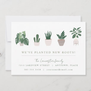 Anúncio de novas raízes em movimento