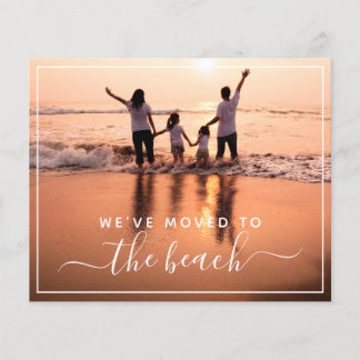 Anúncio de Novo Endereço da Foto da Família de Orç