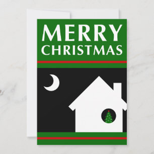 anúncio de novo endereço de natal alegre