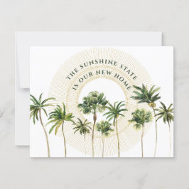 Anúncio de novo endereço do Ouro Sun das Palm Tree