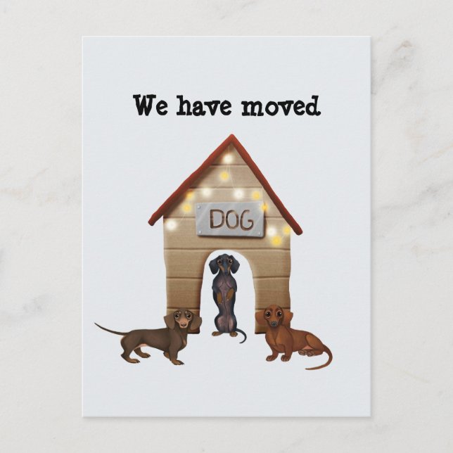 Anúncio de novo endereço Movimentamos o cartão de  (Frente)