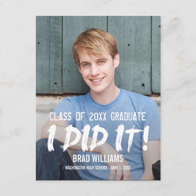 Anúncio de Paint The Town Graduation (Frente)