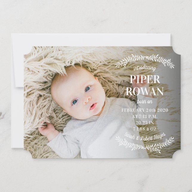 Anúncio de Parto de Ramificação Delicada (Frente)