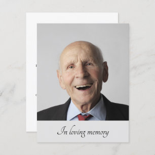 Anúncio de passagem de membro da família de cinzas