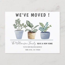 Anúncio de Plantas em Vasos Modernos que Movemos