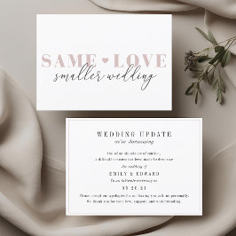 Anúncio de Redução de Casamento Lovely Heart