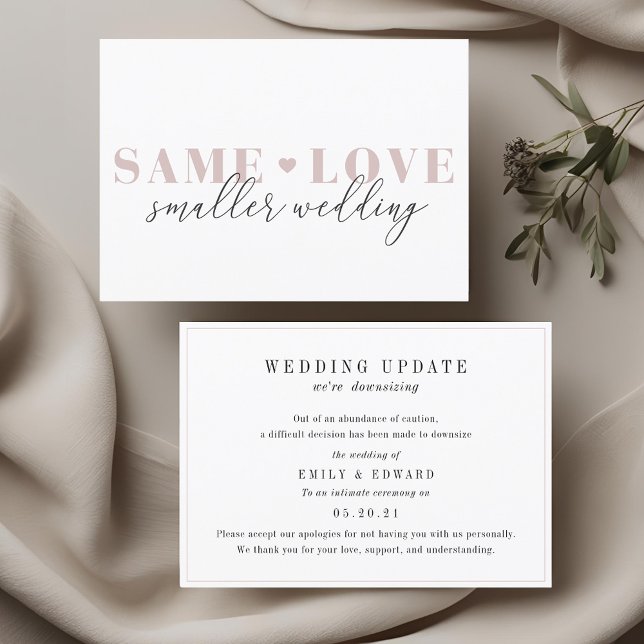 Anúncio de Redução de Casamento Lovely Heart (Criador carregado)