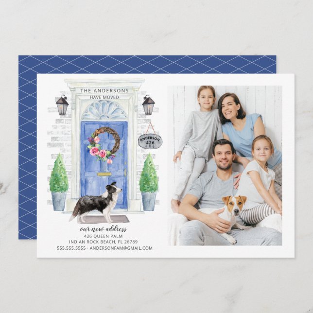 Anúncio de remoção de fotos na porta frontal da Bo (Frente/Verso)