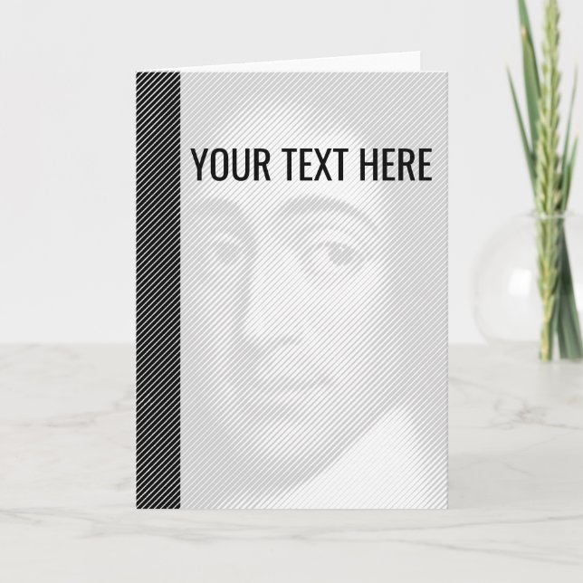 Anúncio de retrato preto e branco de Baruch Spinoz (Frente)