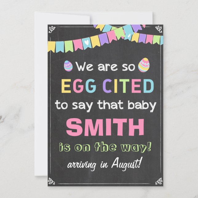 Anúncio de Revelação de Gravidez Otimizada por pás (Frente)