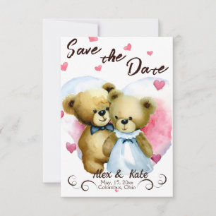 Anúncio de Salvação do Casamento do Urso Fofo