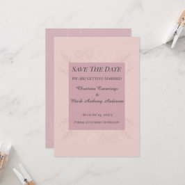 Anúncio de Salvação do Casamento Fleur de Satin
