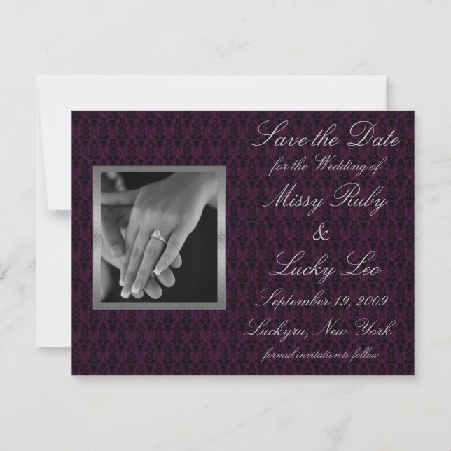 Anúncio de Salvar a Data (Frente)