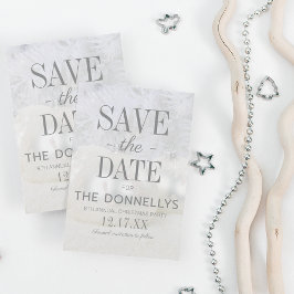 Anúncio de Salvar a Data de Festa de Natal Moderna