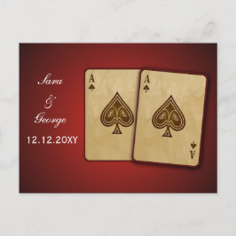 anúncio de salvar a data em Las Vegas