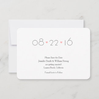 Anúncio de Salve a Data (Amantes)