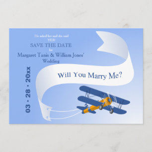 Anúncio de Salve a Data High Flyer