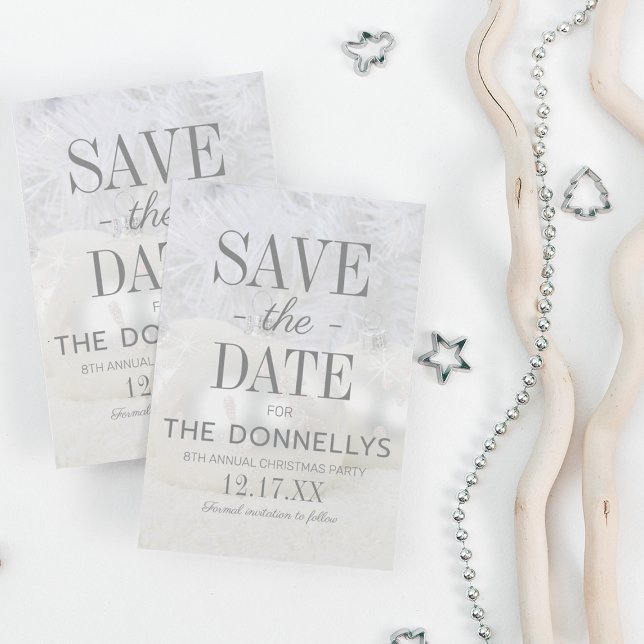 Anúncio de Salve a Data para Festa de Natal Modern (Criador carregado)