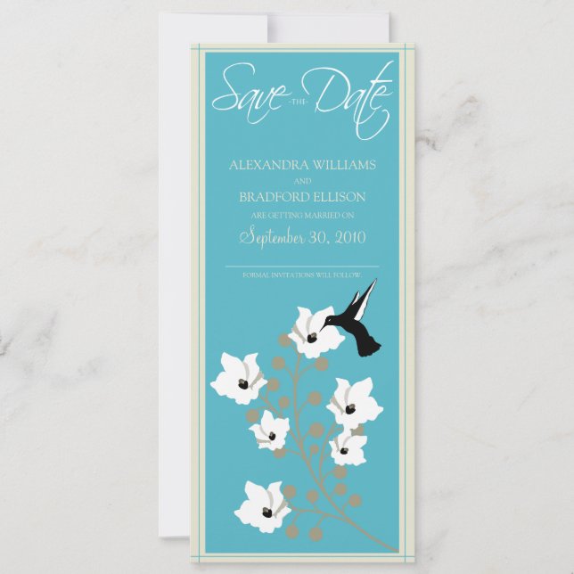 Anúncio de Salve o Dia do Beija-flor (água) (Frente)