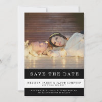 Anúncio de Save the Date Listrado