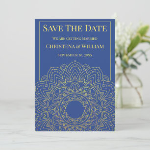 Anúncio de Save The Date Unity in Bloom Azul