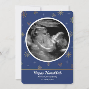 Anúncio de Ultrassom de Gravidez de Hanukkah