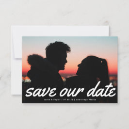 Anúncio de várias fotos de texto moderno