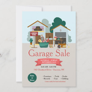 Anúncio de venda de garagem