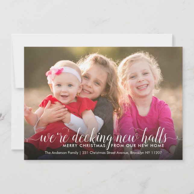 Anúncio Decking New Halls Foto de Férias de Natal em Movim (Frente)