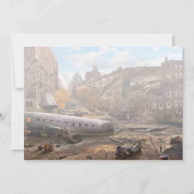 Anúncio Desastre - Nova York, NY - Proibida a conversão à  (Frente)