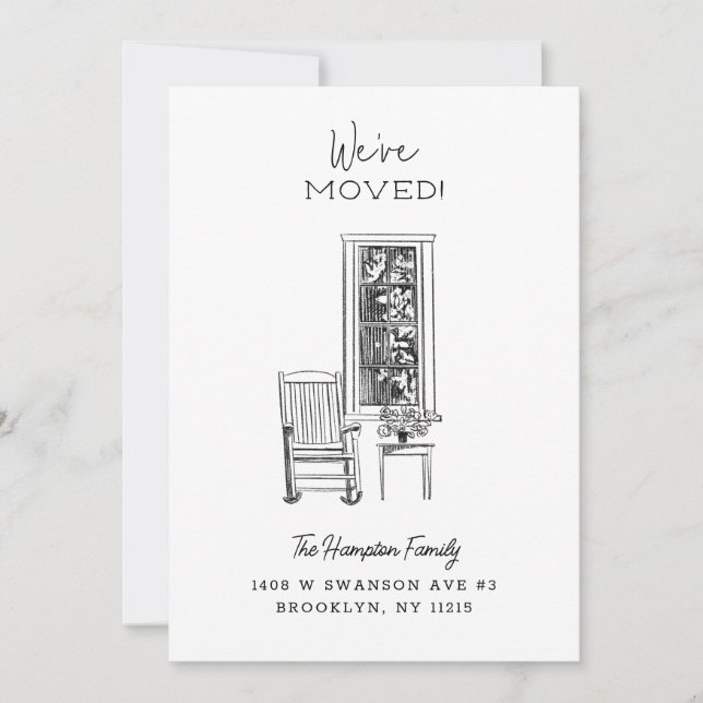 Anúncio Desenho do Vignette de Porch Nostálgico Desenho Mo (Frente)