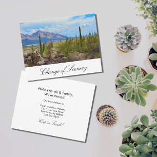 Anúncio Desert Southwest Cactus, Nova Mudança De Casa