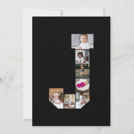 Anúncio Design a sua própria letra J Poster de colagem de