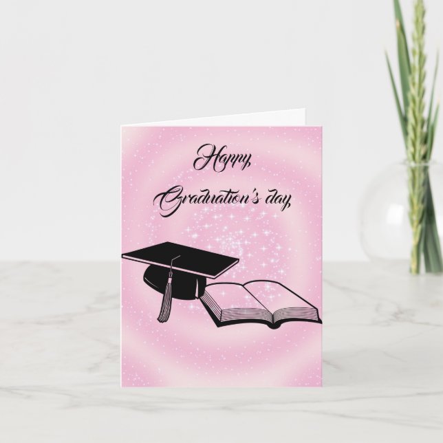 Anúncio Dia de formatura lindo e feliz (Frente)