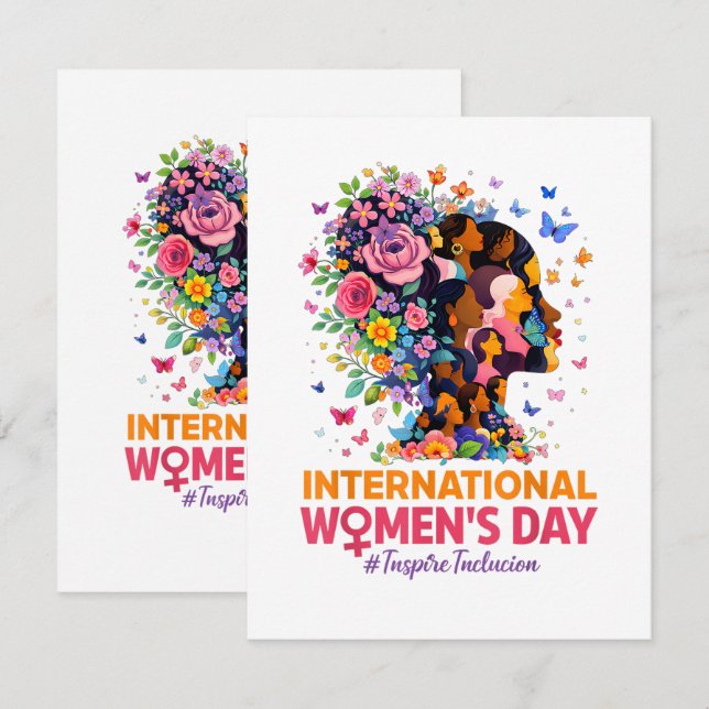 Anúncio Dia Internacional da Mulher (Frente/Verso)