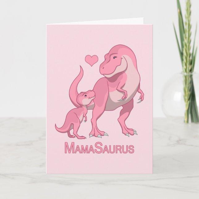 Anúncio Dinossauros MamaSaurus T-Rex e Bebê (Frente)