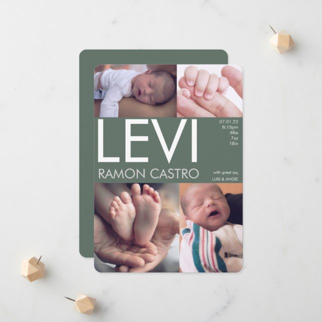 ANÚNCIO DO ANÚNCIO DE FOTO DO BABY (Frente/Verso In Situ)