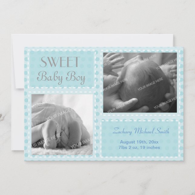 Anúncio do Baby Boy (Frente)