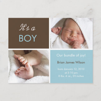 Anúncio do Baby Boy