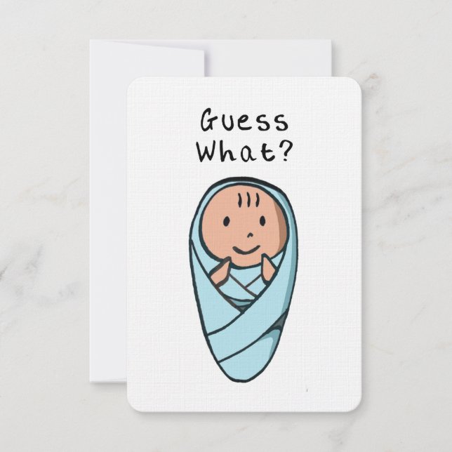 Anúncio do bebê (Frente)