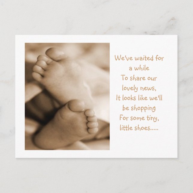 Anúncio do bebê (Frente)