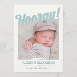 Anúncio do Bebê Hooray